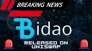 BREAKING NEWS - Bidao Token Released!!!