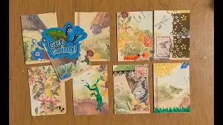USING ONE DIGITAL TO MAKE  9 ATC JOURNAL CARDS
