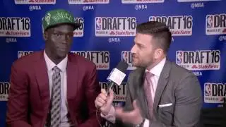 Thon Maker Post Draft Interview   10th Pick   Milwaukee Bucks   2016 NBA Draft