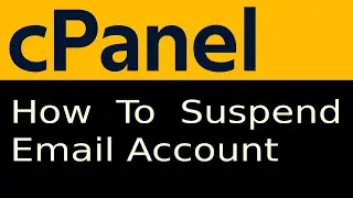 Приостановка работы функций учетной записи электронной почты в cPanel