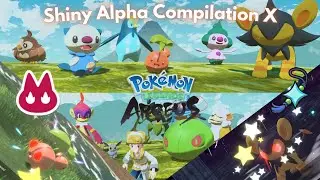 SHINY ALPHA Compilation 10 + Shiny Alpha Cherubi & Space-Time Distortions in Pokemon Legends Arceus