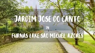 A beautiful and easy hike at Jardim Jos&eacute; do Canto by Furnas Lake in Sao Miguel Azores Portugal