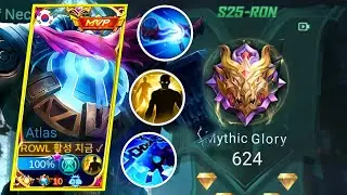 WHEN TOP GLOBAL ATLAS DROPS DEADLY 1 SECOND ULTIMATE COMBO!!! l MLBB