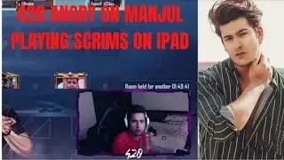 420 angry on Manjul khattar playing scrims on iPad