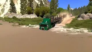 Truck: K100E. Trailer: Doble forestal. Carga: Troncos - American Truck Simulator 2026 01 25 00 56 16