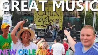 LOUISIANA CAJUN-ZYDECO FESTIVAL 2025 in New Orleans! Epic Cajun Festival With Dancing and Music! 🪗🎶.