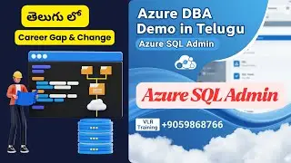 Azure DBA Demo in telugu Vlr Training Azure Sql Admin online training