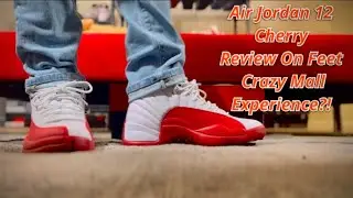 Air Jordan 12 Cherry Review On Feet Malls Were Crazy ! INSTANT ￼SELLOUT?!