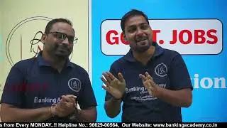 Important Announcement for All Aspirants by Banking Academy