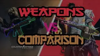 VALORANT VS CS:GO | WEAPONS COMPARISON | RECOIL PATTERNS