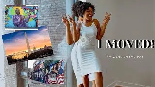 MOVING VLOG: I MOVED TO DC + EMPTY APARTMENT TOUR!