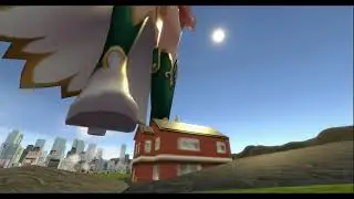 Sizebox: Giantess Vert Crushes a House