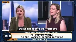 The UK is being subverted by Islamists - Emily Schrader on Talk TV with Alex Phillips