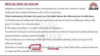 2. Reflection of Sound and Echo