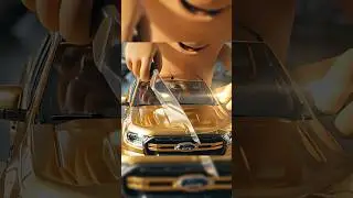 Golden Ford Ranger 🔥 | AI ASMR Cutting by Tung Tung Tung Sahur