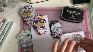 Come stamp with me! Ghost stamp and diecutting set @ScrapDiva29 Tutorial