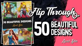 Flip Through 50 BEAUTIFUL DESIGNS -- A FREE Downloadable PDF Adult Coloring Book