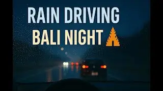Endless Rain Driving, ASMR Sounds for Relaxation, Sleeping, Insomnia. Rain and Thunderstorm - RAIN
