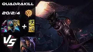 BOTTOM Lucian vs Draven [QUADRAKILL] - NA Master Patch 26.1