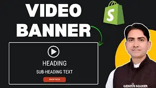 Add Video Banner on Shopify with Text and Button | Mobile Responsive (FREE)