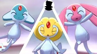 【Legendary Pokemon Camp】Uxie・Mesprit・Azelf＆Shiny Cute!