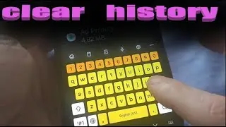 How to clear keyboard history samsung A12