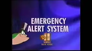 WPIX Emergency Alert System - Required Weekly Test (July 8, 2001)