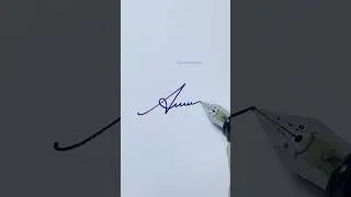 Signature Letter A #signature&nbsp;#cursivewriting #calligraphy&nbsp;#lettering&nbsp;#handwriting&nbsp;#shorts #asmr