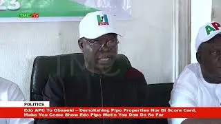 Demolishing Pipo Properties Nor Bi Score Card, Make You Come Show Edo Pipo Wetin You Don Do So Far