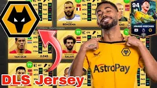 How to Create Wolverhampton Wanderers FC Kits 2025/2026 - DLS Kits 