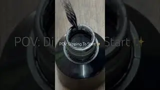 POV: Dipping To Start ✨ #trending #art #myartistlife #glasspen #lifeisanart #subscribe #artist ✨🤩✨