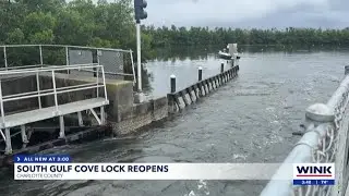 Charlotte County boaters relieved as South Gulf Cove Lock reopens