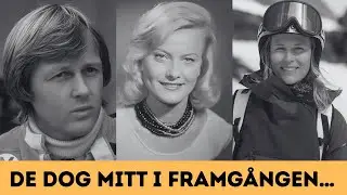 10 svenska kändisar som dog i olyckor – tragedierna bakom berömmelsen