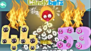 🥳44-53 EDUCATIONAL LEARNING FOR TODDLERS & KIDS ALL AGES | CANDYBOTS 🎉🔢