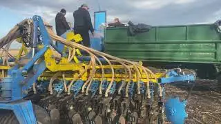 Sowing complex Saturn. Sowing wheat using No till technology in Ukraine