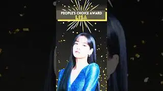 People's Choice Award @ Wave 89.1 FM Manila #lisamanoban #lisa #blackpink #shorts