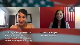 Geeta interviews Ashley Klingensmith from Americans For Prosperity