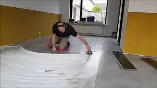 Verlijmen pvc vloer