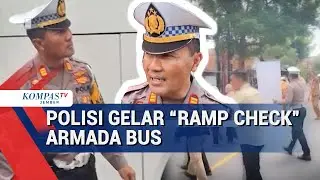 5 Polisi Gelar Ramp Check Armada Bus di Kediri, Puluhan Pelanggaran Terungkap