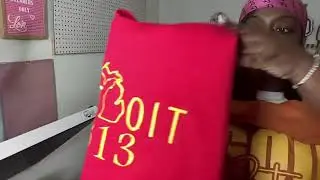 SISER NEW PUREHT HTV & EMBROIDERY with My RICOMA EM 1010 & MIGHTY HOOPS