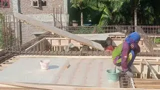 Proses Pemasangan Bekisting Balok Beton Lt. 2 Bangunan Gedung SBSN MAN Kepulauan Selayar
