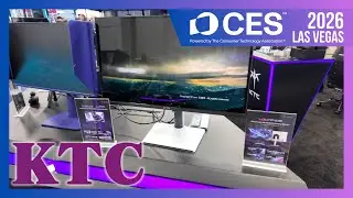 KTC @ CES 2026 | Booth Tour | M27P6S Glossy 2304 zone MiniLED