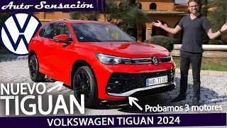 Prueba Volkswagen Tiguan 2024 ➡️ &iquest;TODAV&Iacute;A el MEJOR?  Probamos 3 motores : TDI, TSI y Phev.