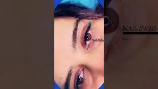 Colored Lash Extensions | Pop of Color Look| Nail Swag Salon Lahore