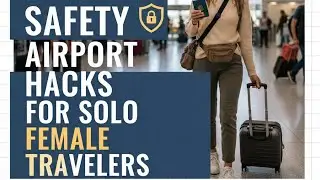 Safety airport hacks for solo female travelers
