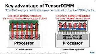 A Near-Memory Processing Architecture for Training Recommendation Systems