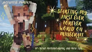 Starting my first ever forever Minecraft world - Ep 1 Intro, mood boarding and mod talk 🍄&zwj;🟫⭐💫