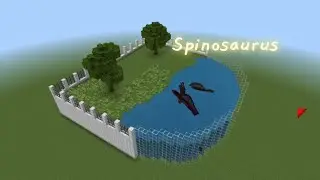 MINECRAFT Prehistoric Life Spinosaurus farm