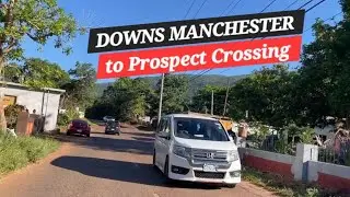 Driving in Jamaica from Downs Manchester to Prospect Crossing #driving #travel #explore