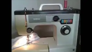 brother vx710, como hacer un ojal, maquina de coser sewing machine buttonhole